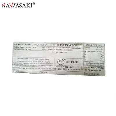 मूल 1104सी-44टी डीजल पूर्ण इंजन एसे प्रति किंस 1104सी इंजन मोटर 3054सी सी4.4 74.5 किलोवाट के लिए